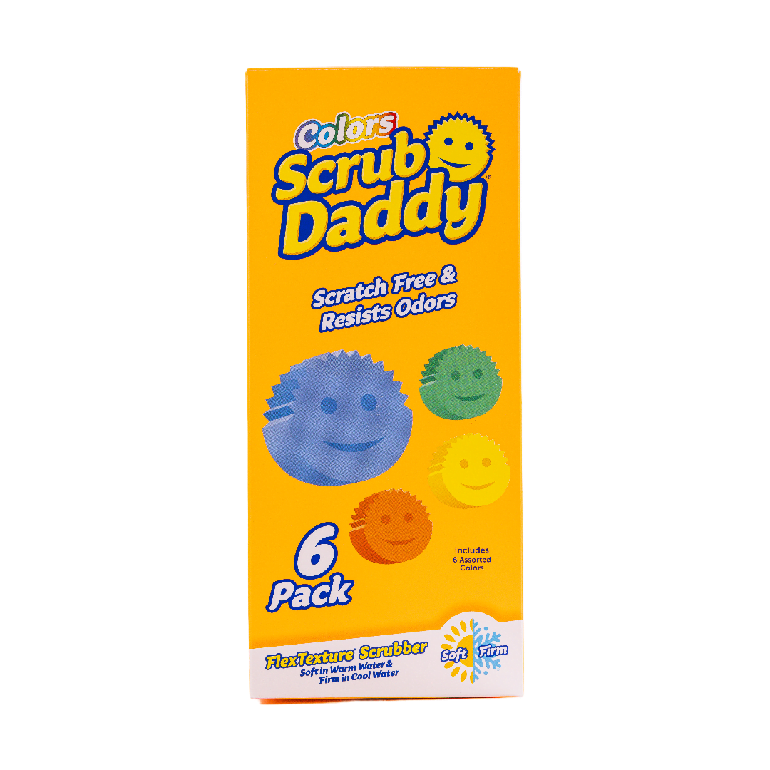 Scrub Daddy® COLORS 3pk  FlexTexture® Odor-Resistant Dish Sponges