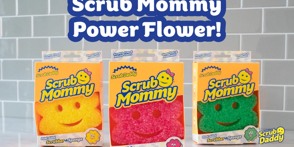Scrub Mommy Power Flower Special Edition 3 Piece Bundle