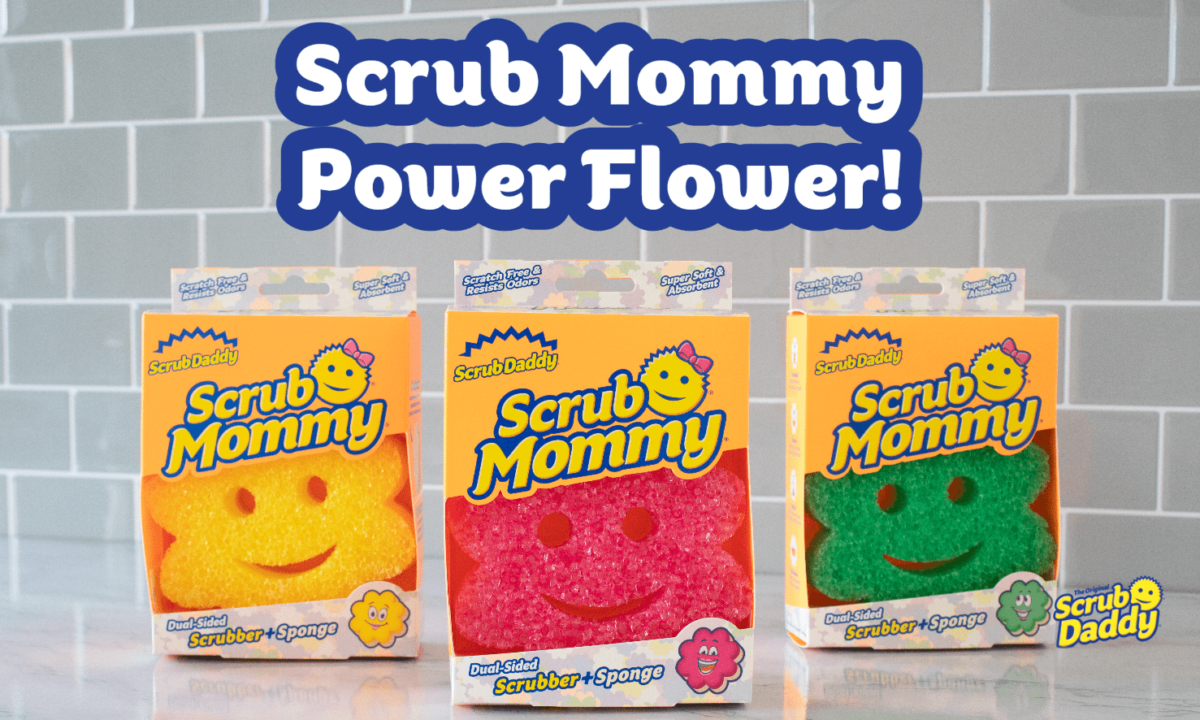  Scrub Daddy Sponge Set - Power Flower - Non Scratch