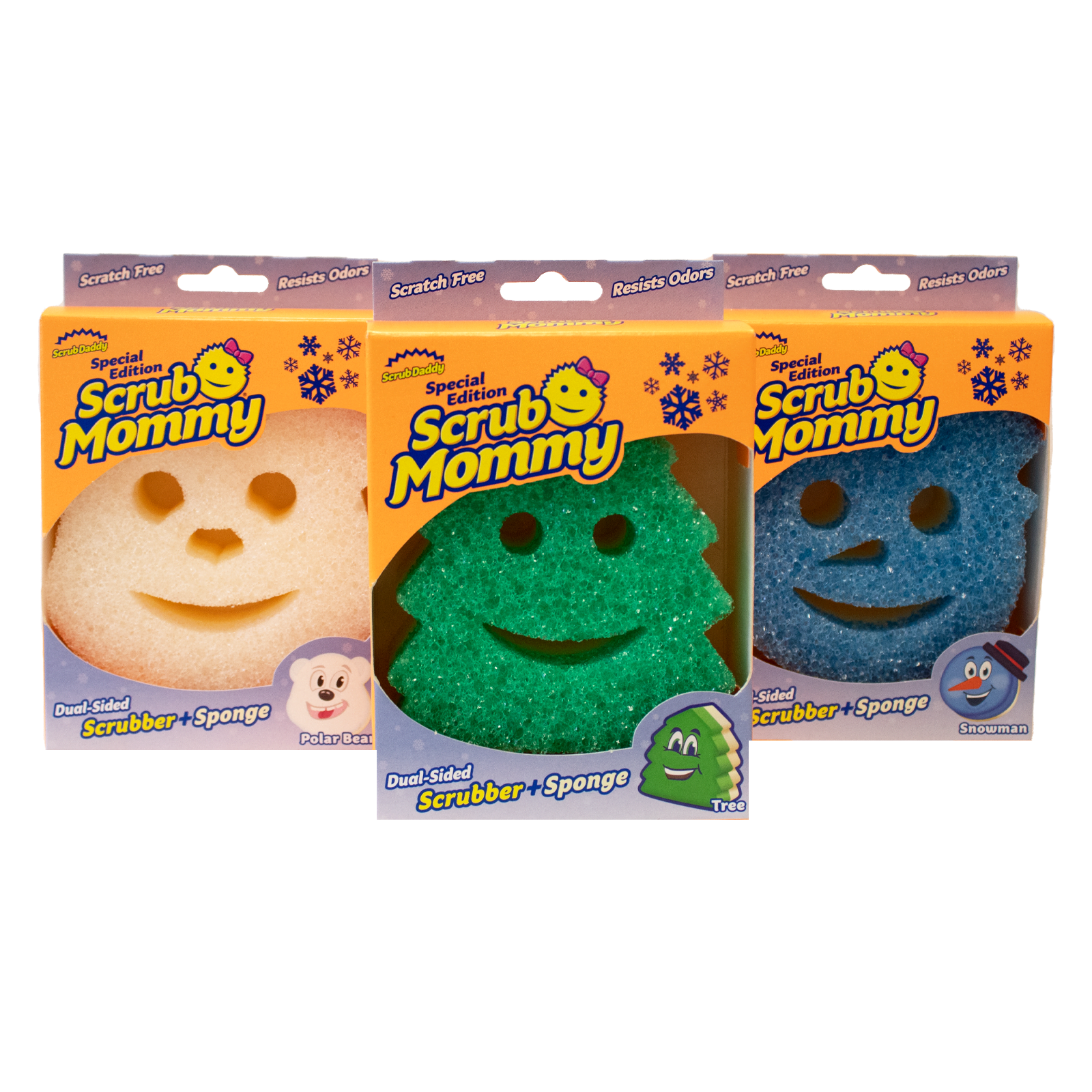 You Can Get Scrub Daddy Holiday Sponges To Bring A Bit Of Christmas Cheer  To Washing Dishes