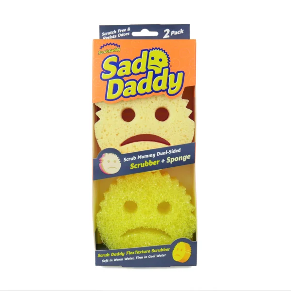 Scrub Daddy Scrub Mommy Dual Sided Sponge, Yellow