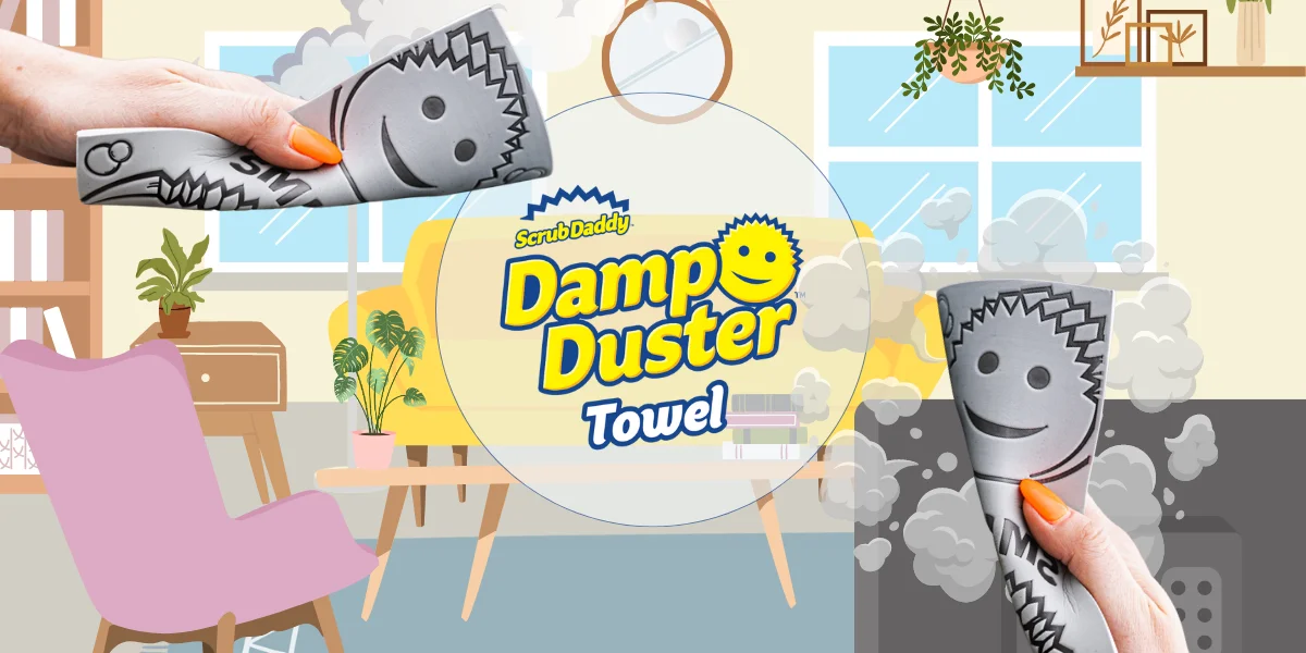 The Damp Duster Towel Is Here! – Scrub Daddy