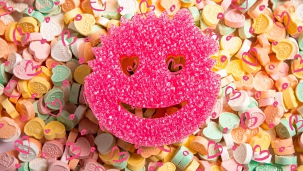 Valentines Scrub Daddy