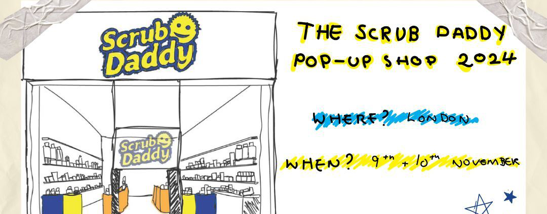 scrub daddy pop up shop london