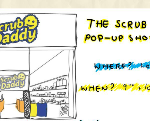 scrub daddy pop up shop london