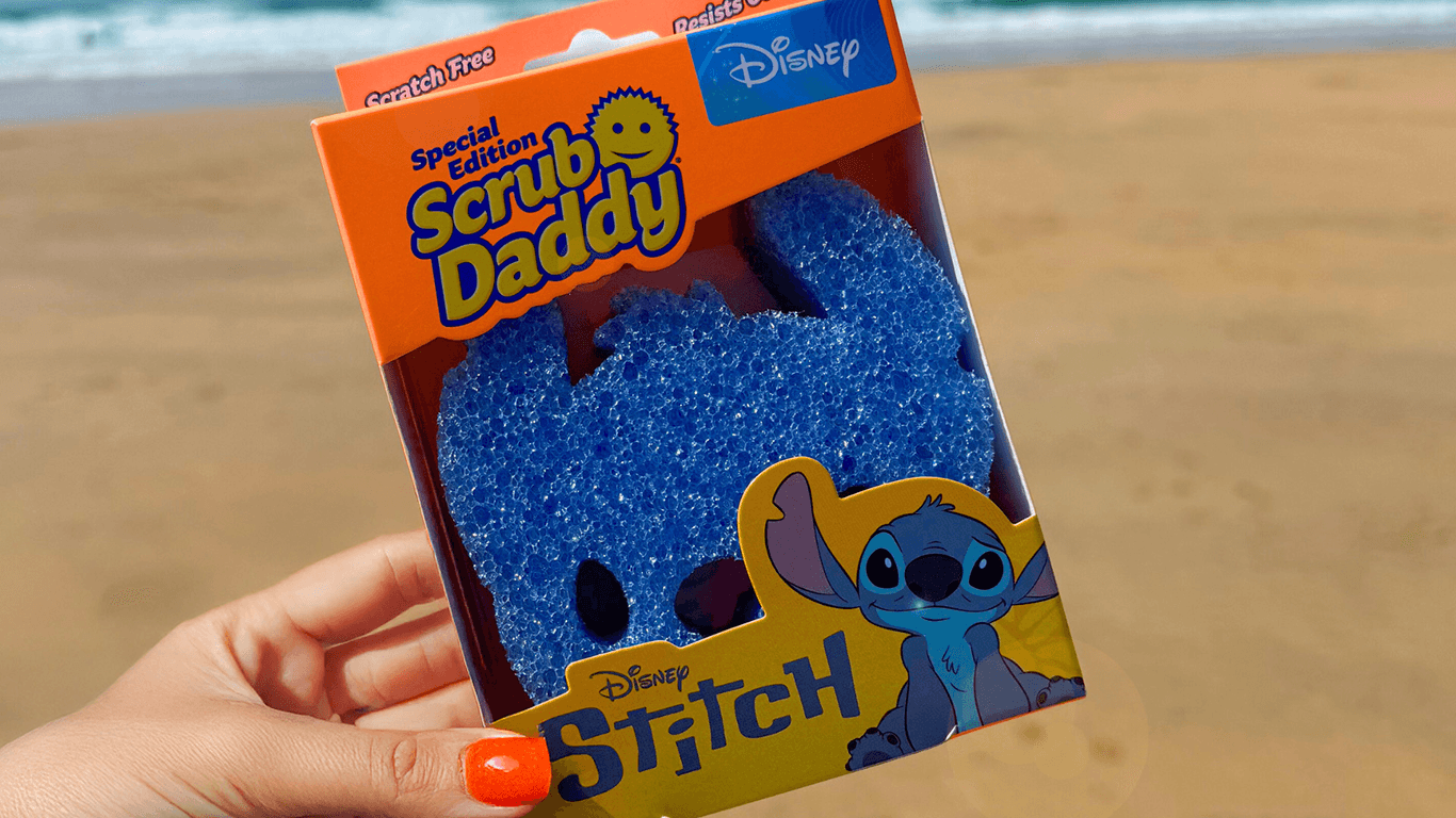 Stitch on the beach